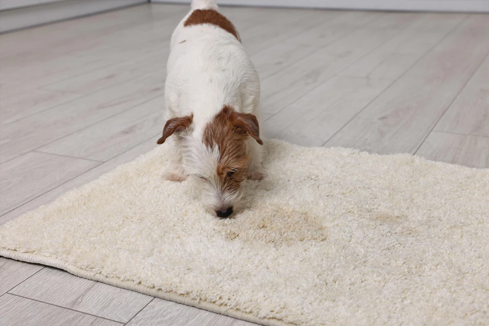 Mi perro se orina en casa y antes no lo hacía